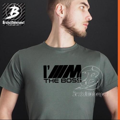 BMW I'M THE BOSS Men en tshirt  BRUTAL MOTORSPORT
