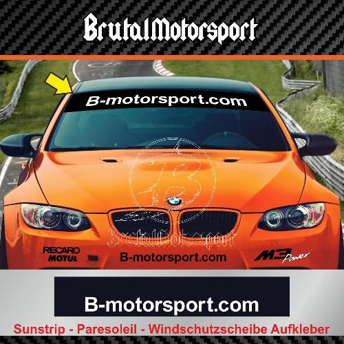 B-motorsport.com Windshiel decal  BMW