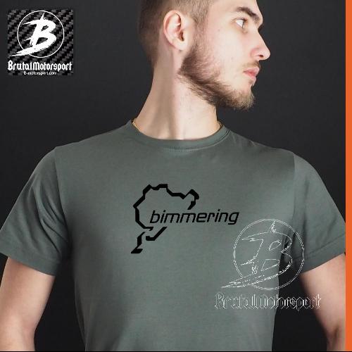 BIMMERING BMW Nurbürgring Men en tshirt  BRUTAL MOTORSPORT