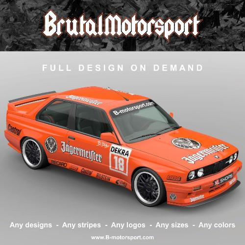 Autocollant à la demande Racing et Trackday 