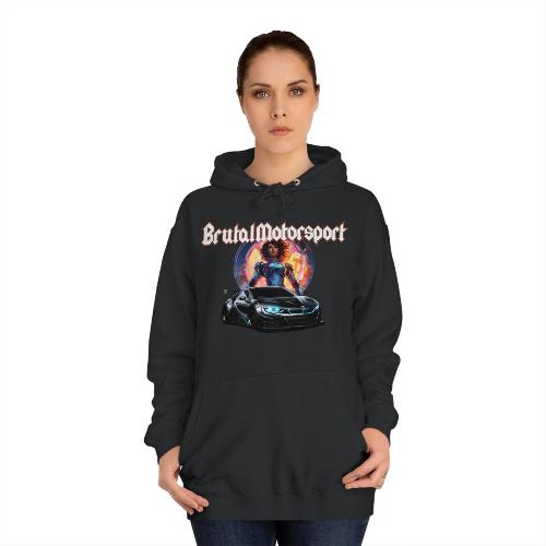 BMW i8 Black wide body hoodie unisex men women BRUTAL MOTORSPORT