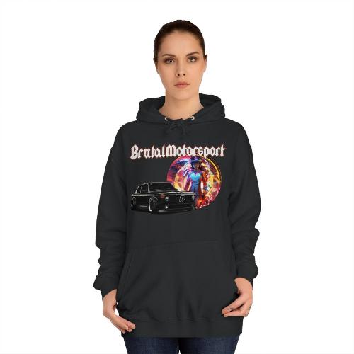 BMW 2002 tii black wide body hoodie unisex men women BRUTAL MOTORSPORT